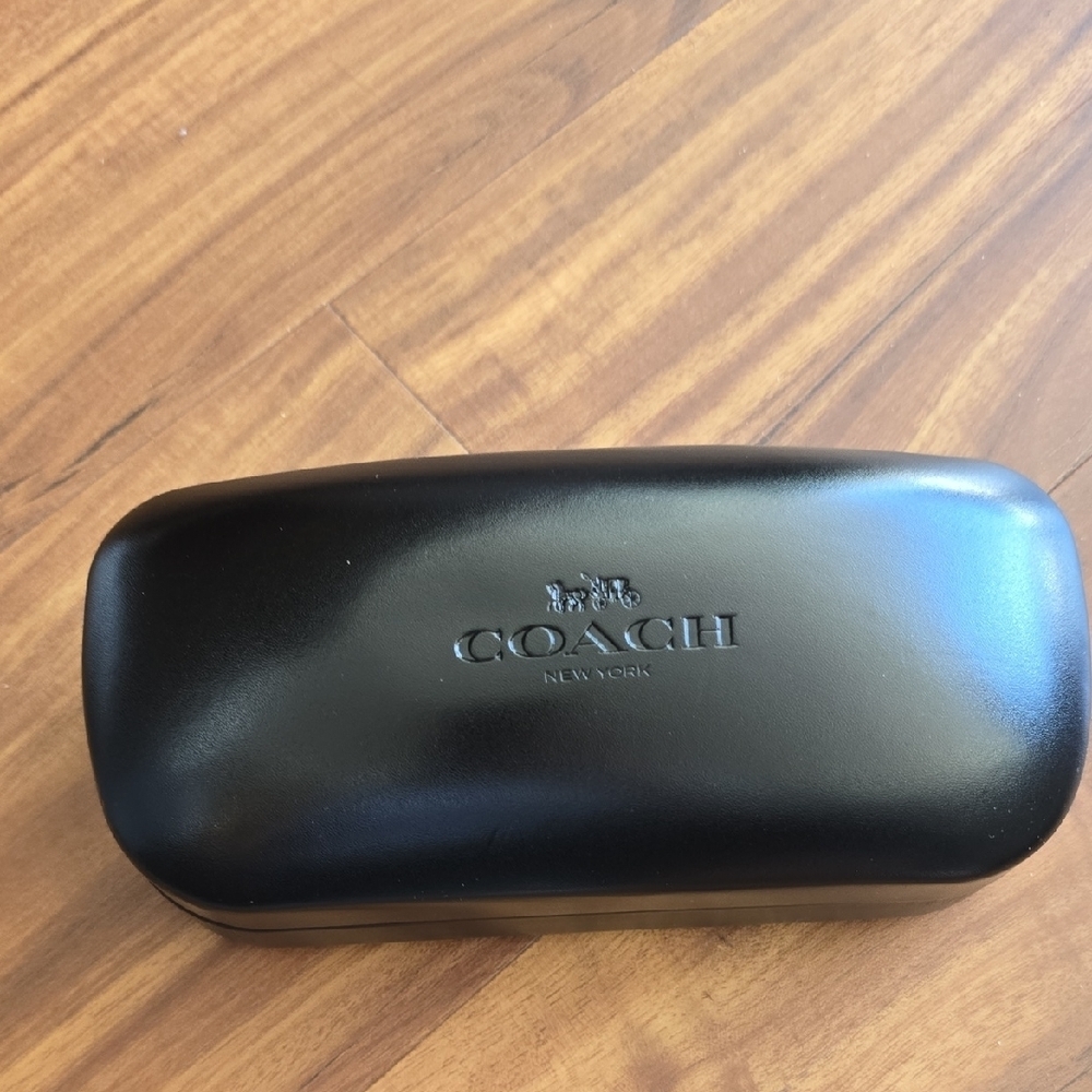 Coach Glossy Black Eyeglass Case